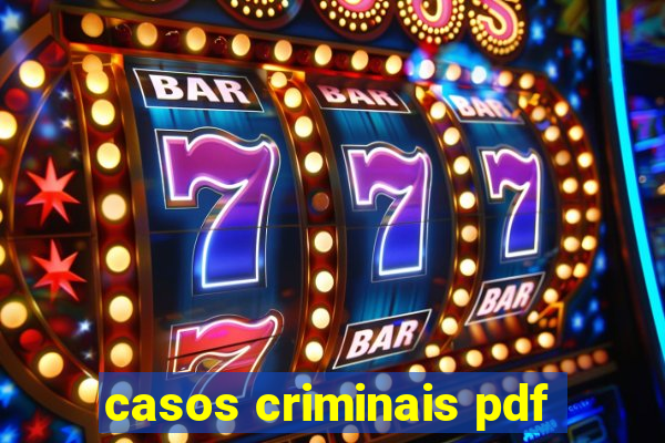 casos criminais pdf